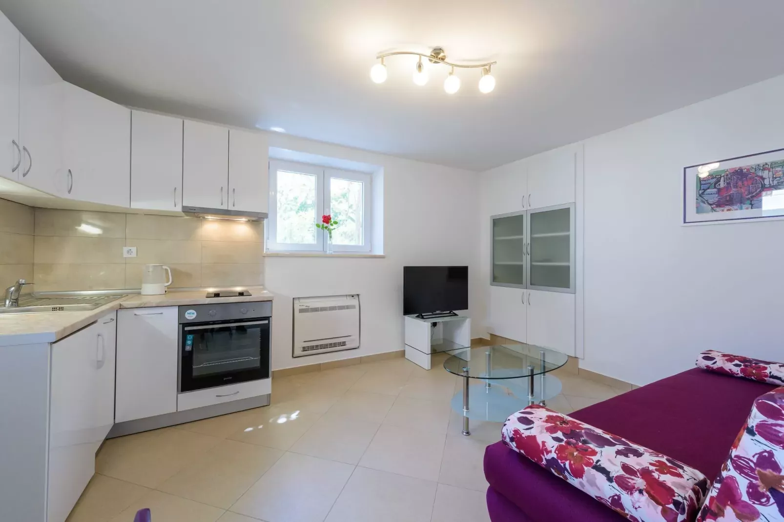 Apartment Pavlina - One Bedroom Apartment with Terrace-Kitchen