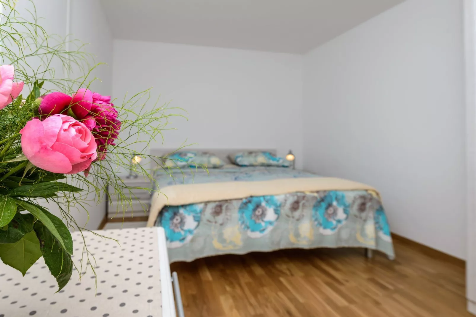 Apartment Pavlina - One Bedroom Apartment with Terrace-Bedroom
