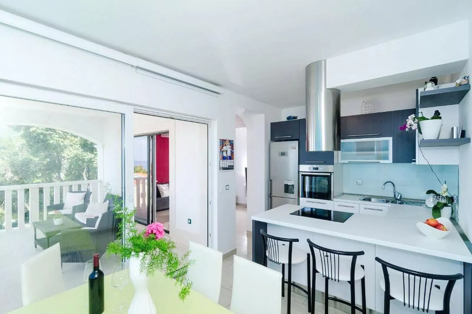 Apartments Villa Bella Vista - Two Bedroom Apartment with Balcony and  Sea  View-Salle à manger