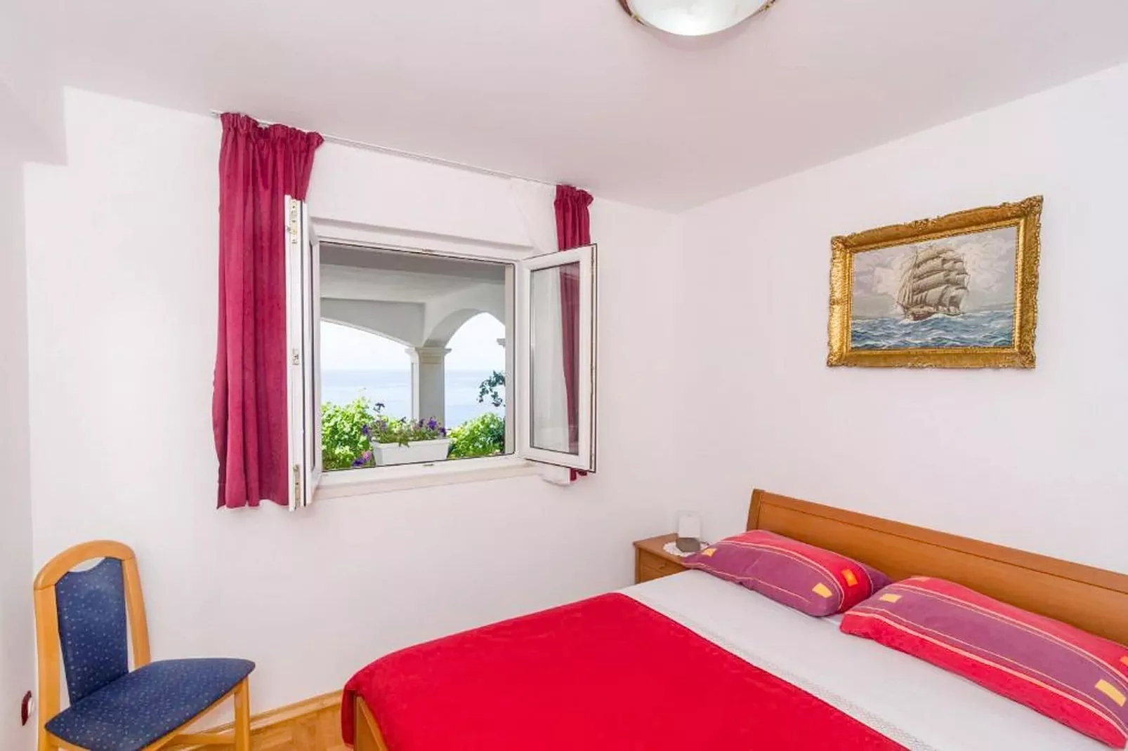 Apartments Villa Bella Vista - Two Bedroom Apartment With Terrace-Chambre