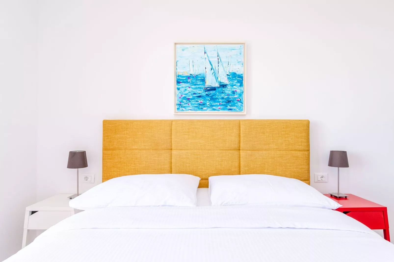 Apartments Villa Lukas - ''No.3'' Studio Apartment with Balcony and Sea View-Bedroom