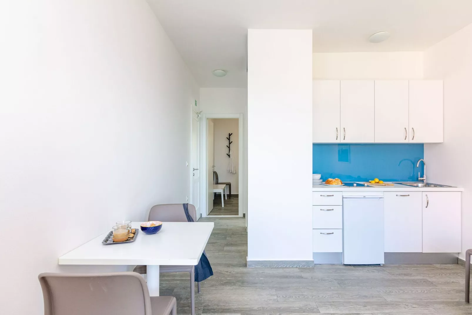 Apartments Villa Lukas - ''No.8'' One-Bedroom Apartment with Balcony and Sea View-Kitchen