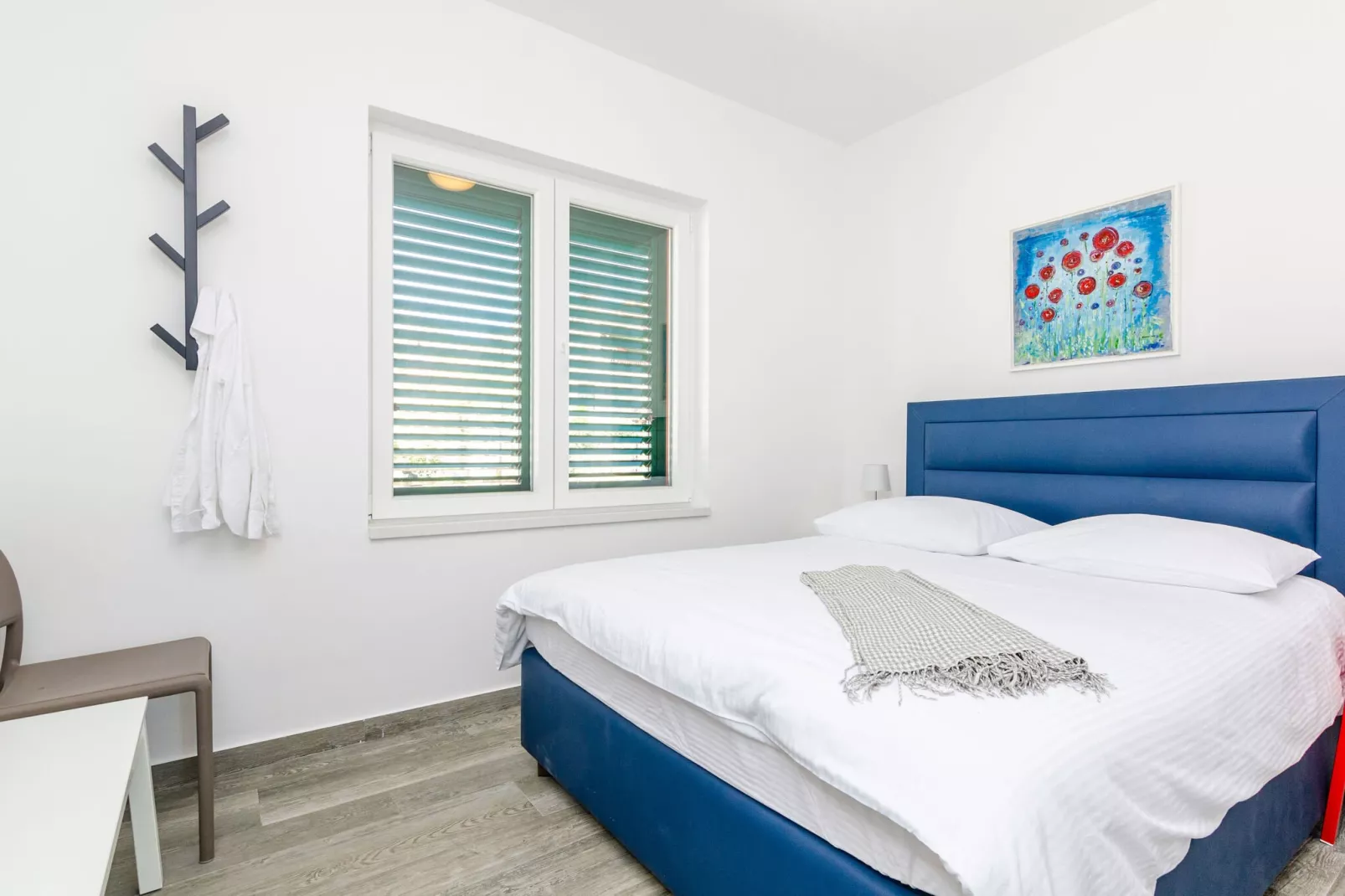 Apartments Villa Lukas - ''No.8'' One-Bedroom Apartment with Balcony and Sea View-Bedroom