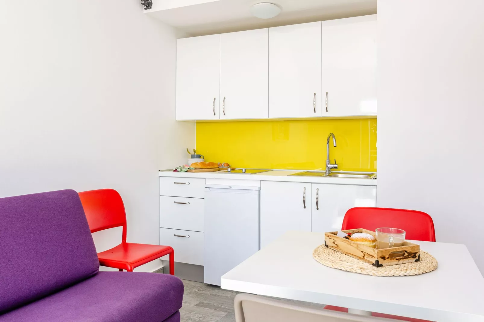 Apartments Villa Lukas - ''No.11'' Gallery Studio Apartment with Balcony and Sea View-Kitchen