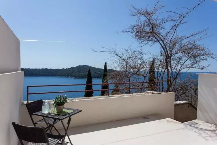 Apartments Villa Ari - Superior Studio Apartment with Terrace and Sea View (First Floor)-Terrace balcony