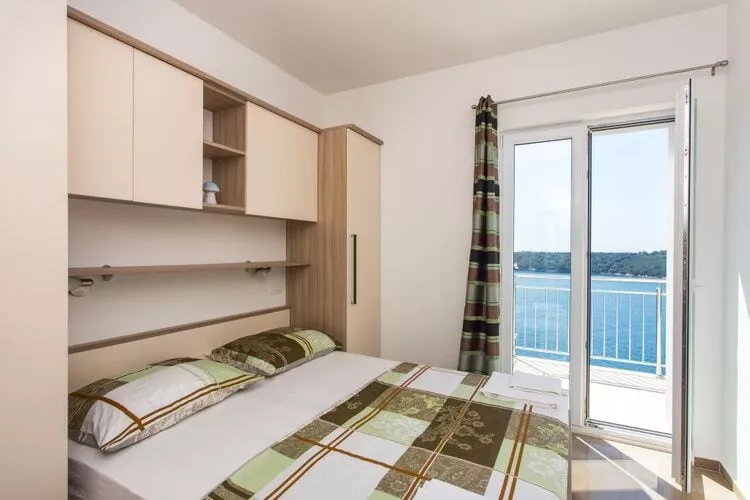 Apartments Villa Ari - Deluxe Three Bedroom Apartment with Balcony and Sea View (Second Floor)-Bedroom