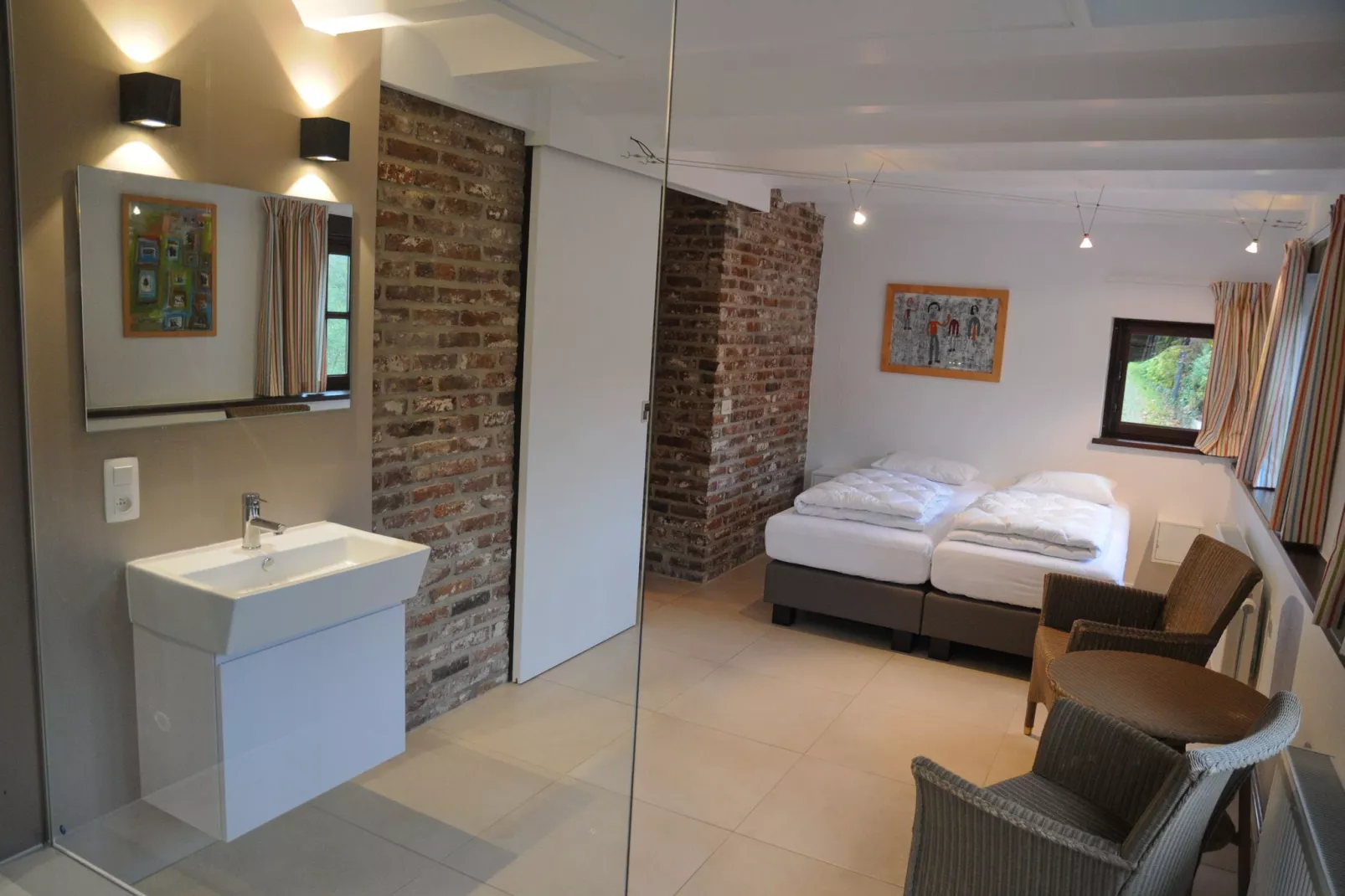 Poppenhuis-Schlafzimmer