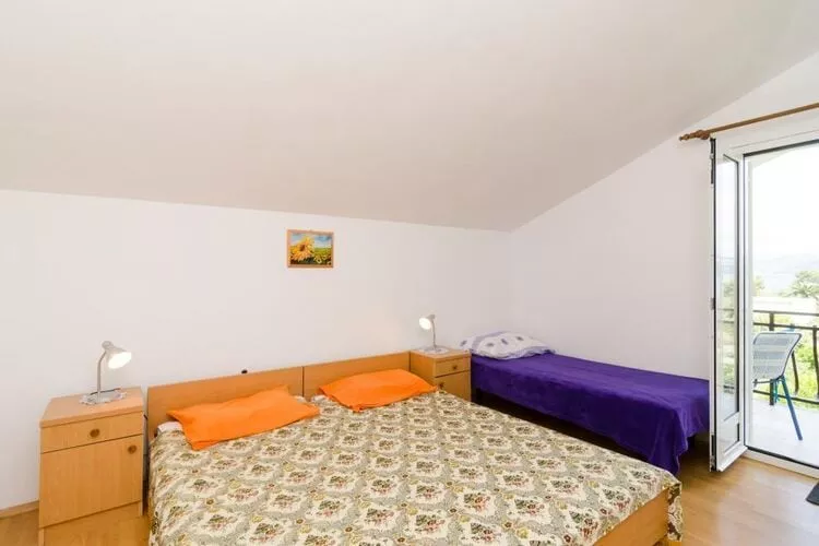 Apartments Sutvid- Comfort One Bedroom Apartment with Loggia and Sea View-View