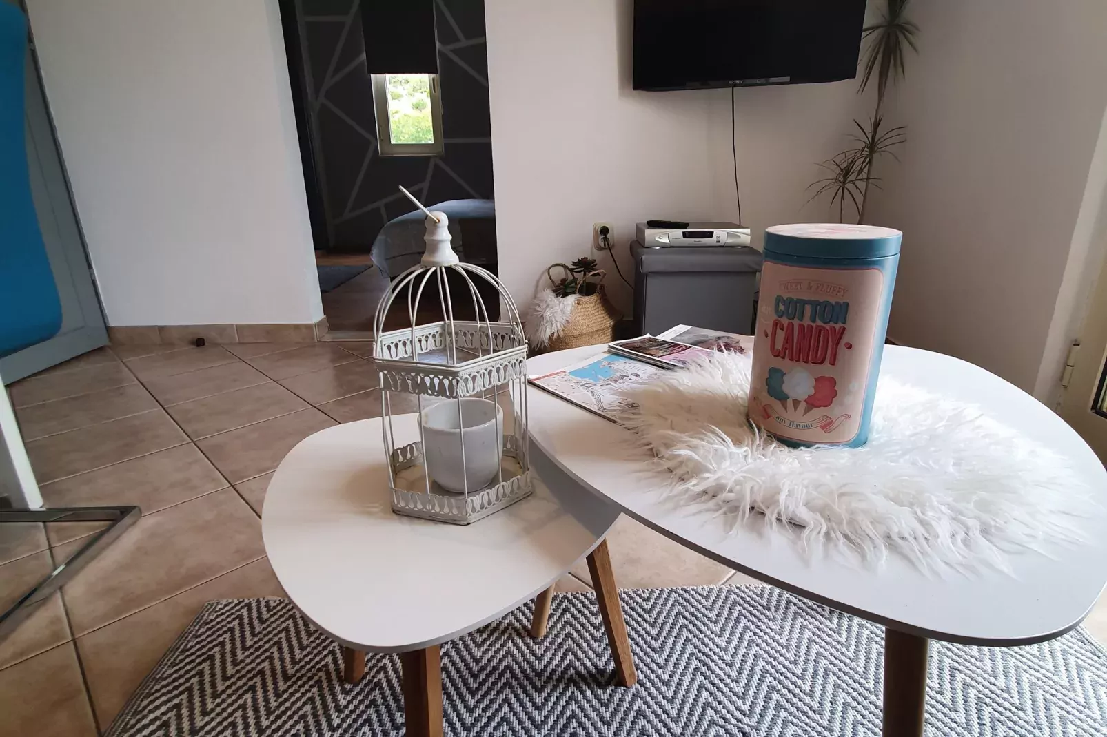 Apartments Villa Bell Memories- Studio Apartment with Terrace and Street View (A1)-Living room