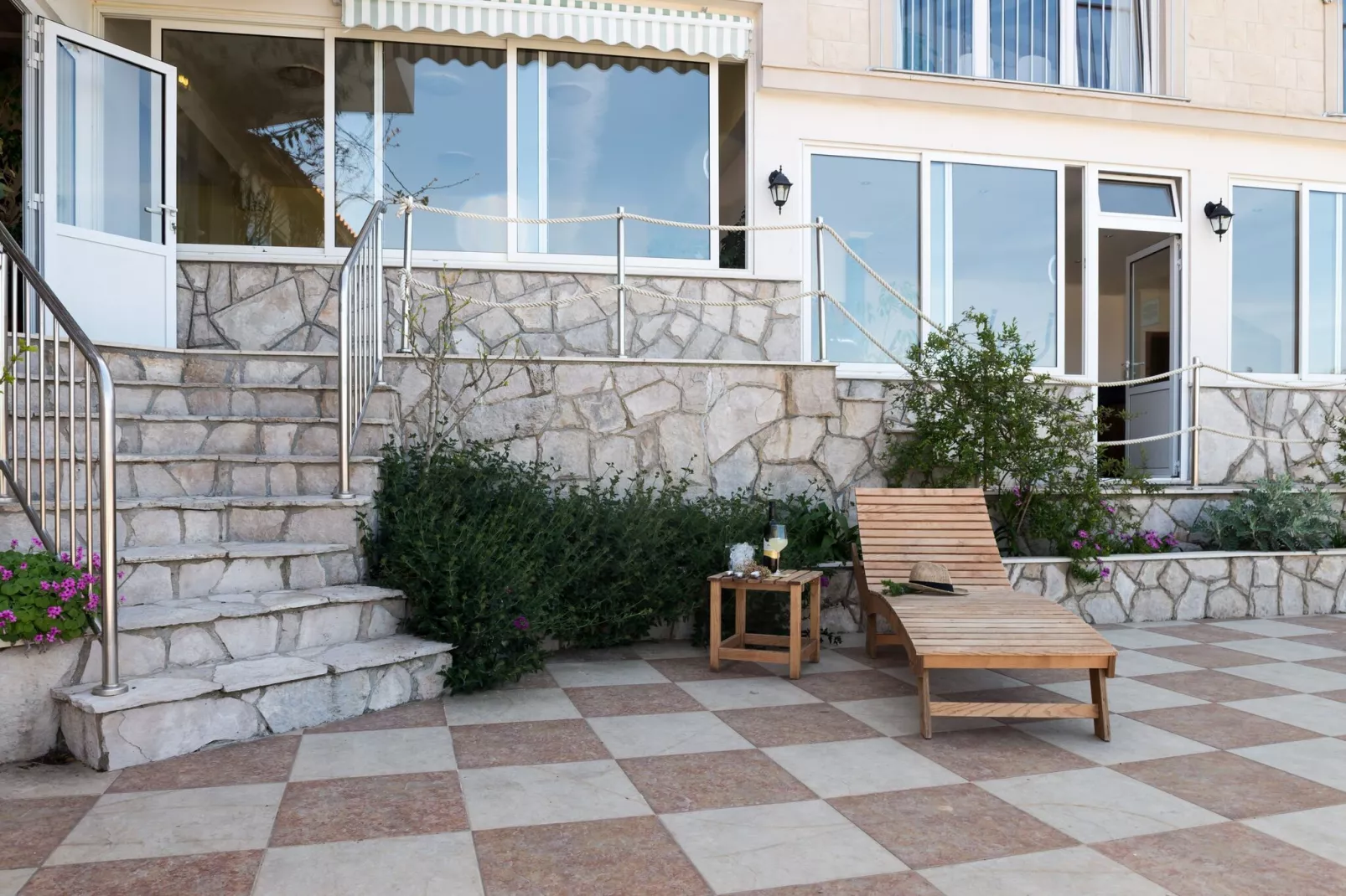 Apartments Villa Bell Memories- Studio Apartment with Terrace and Street View (A1)-Terrace