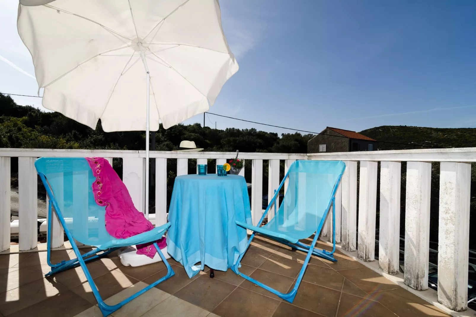 Apartments Villa Bell Memories- Studio Apartment with Terrace and Street View (A1)-Terrace