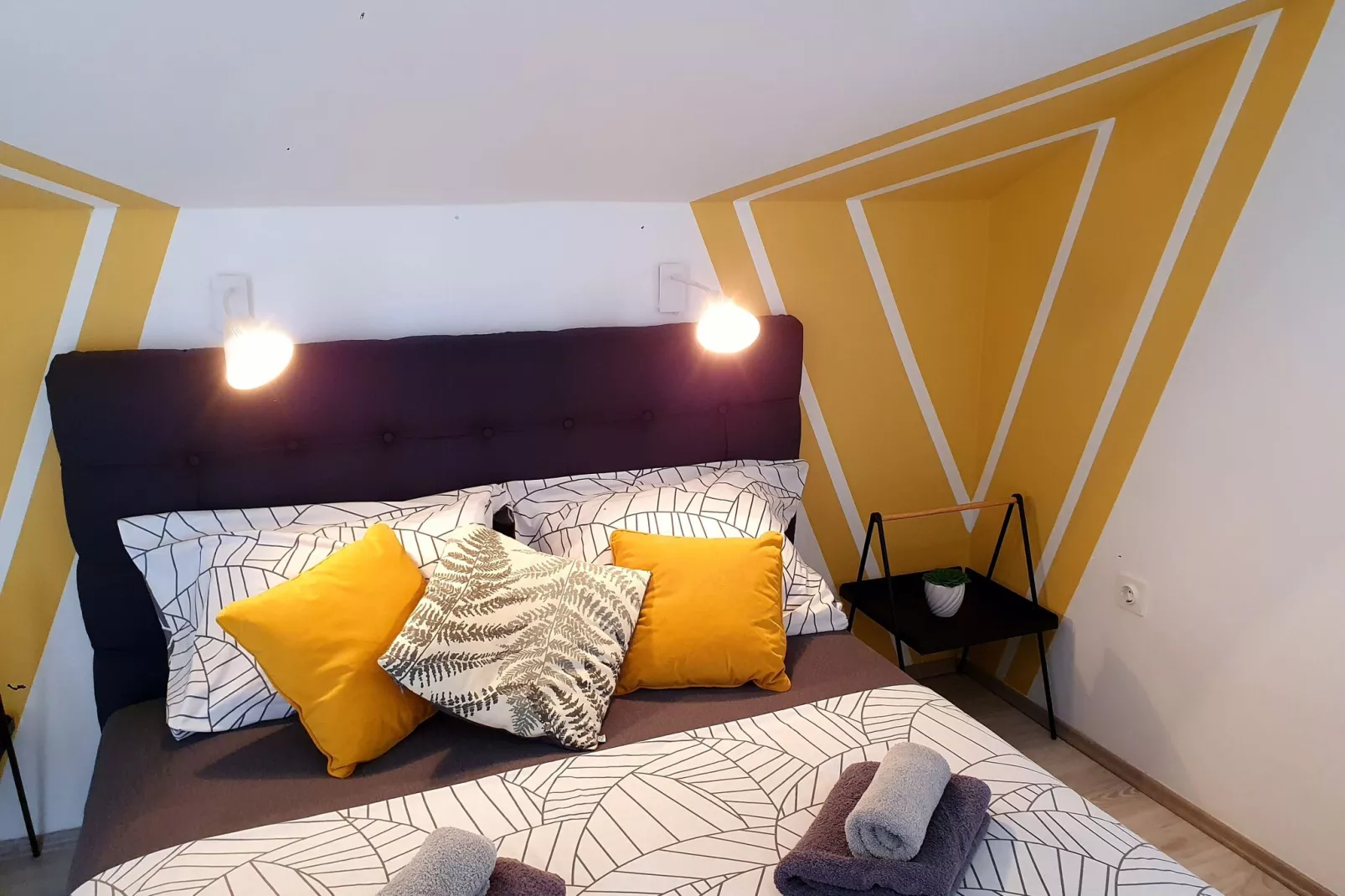 Apartments Villa Bell Memories-Studio Apartment with Balcony and Sea View (A2)-Bedroom