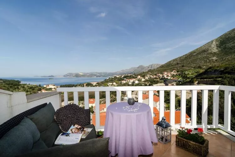 Apartments Villa Bell Memories-Studio Apartment with Balcony and Sea View (A2)-Terrace balcony