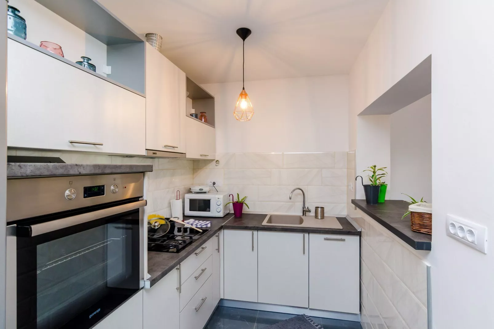 Apartments Villa Bell Memories- Two Bedroom Apartment with Balcony and Sea View (A3)-Kitchen