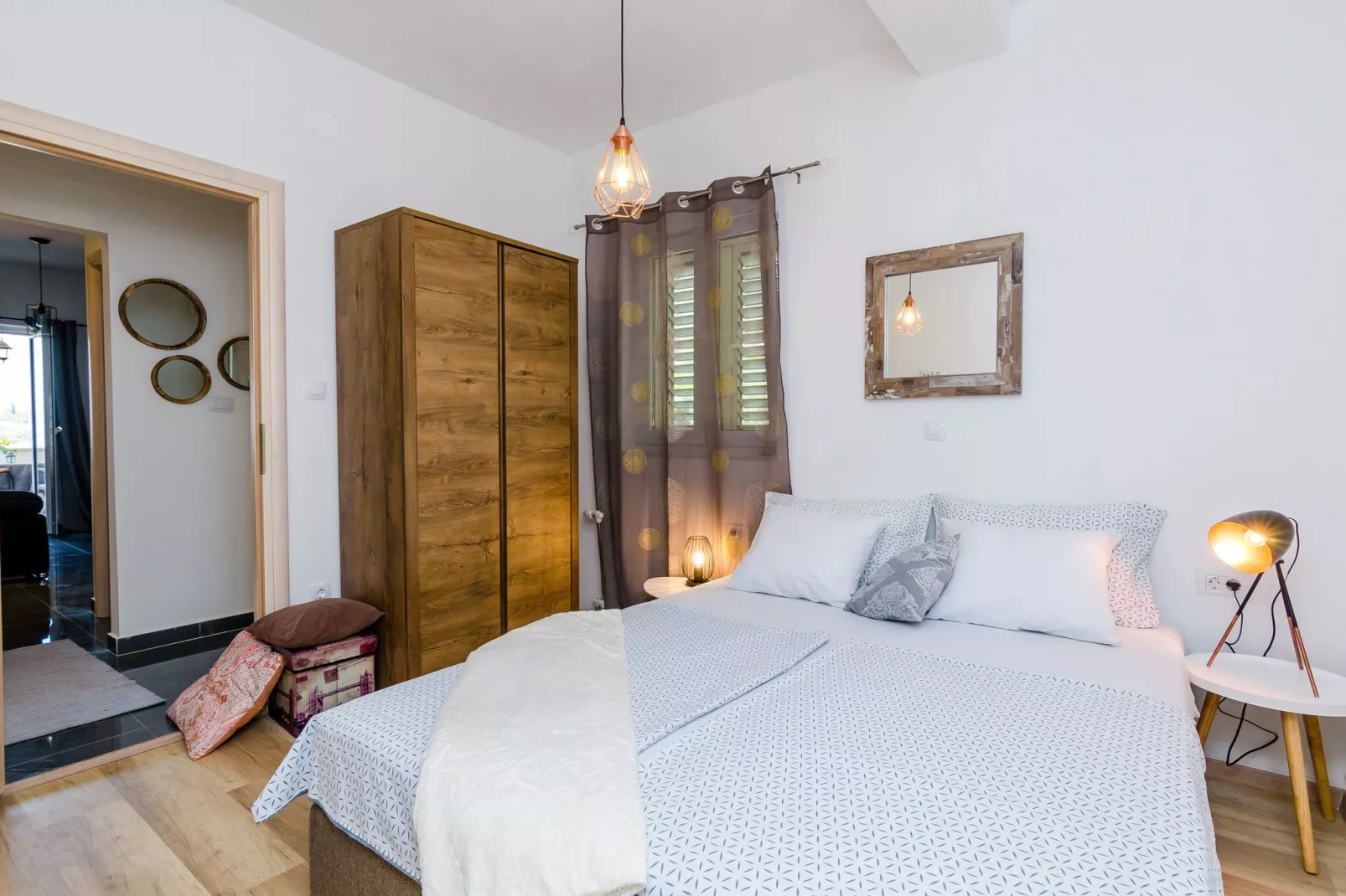 Apartments Villa Bell Memories- Two Bedroom Apartment with Balcony and Sea View (A3)-Bedroom