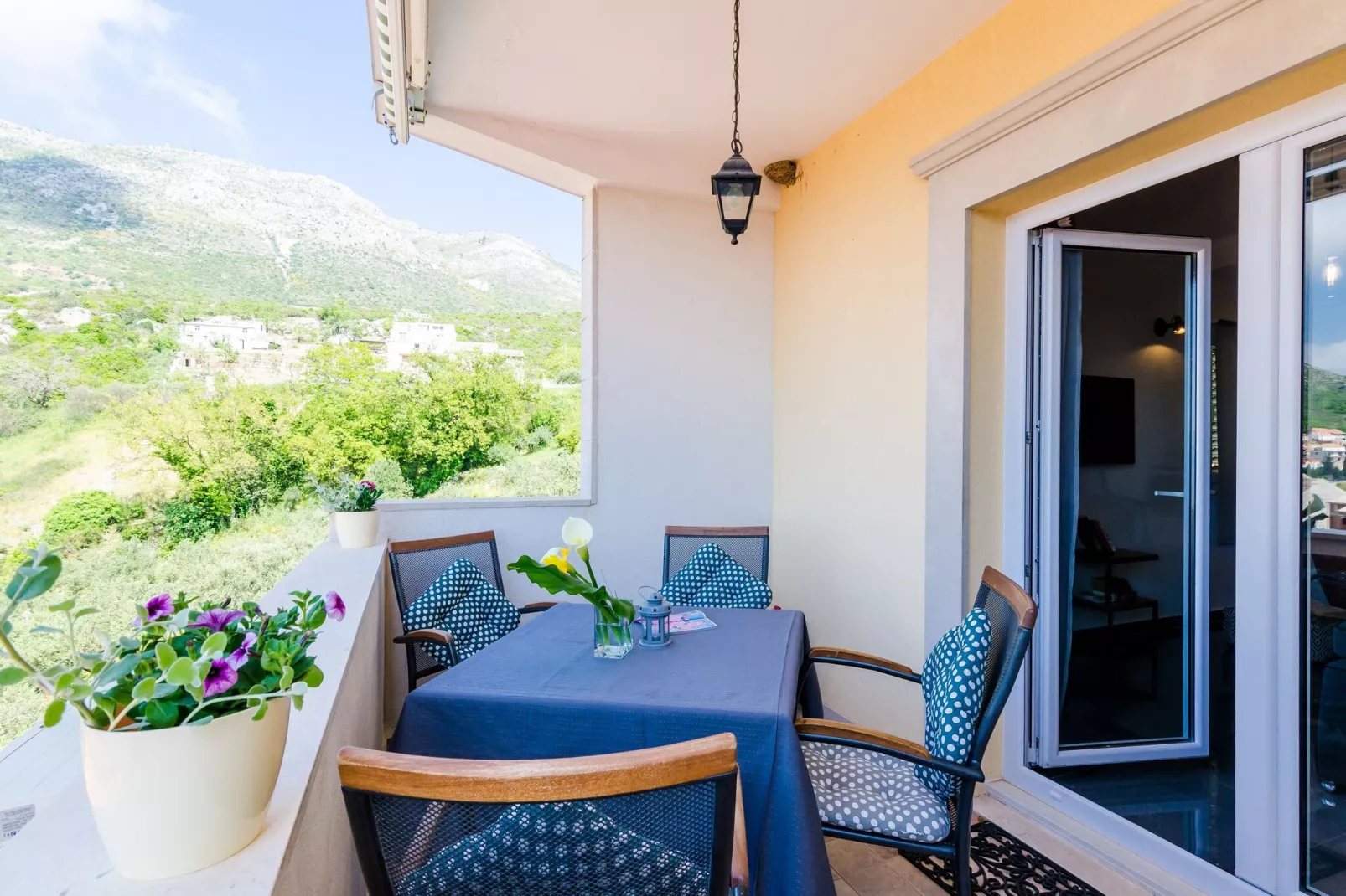 Apartments Villa Bell Memories- Two Bedroom Apartment with Balcony and Sea View (A3)-Terrace balcony