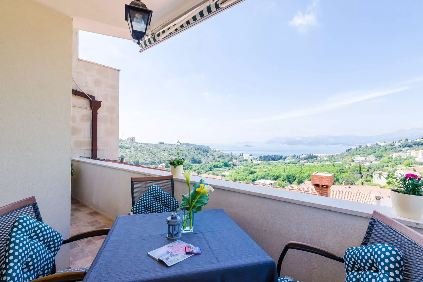 Apartments Villa Bell Memories- Two Bedroom Apartment with Balcony and Sea View (A3)-Terrace balcony