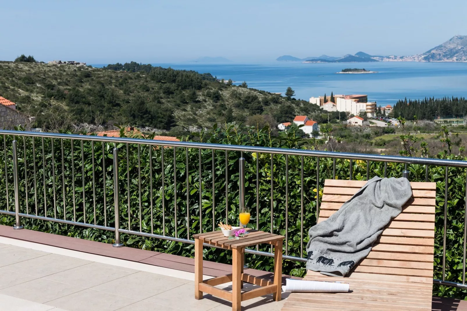 Apartments Villa Bell Memories-One Bedroom Apartment with Balcony and Sea View (A4)-Terrace