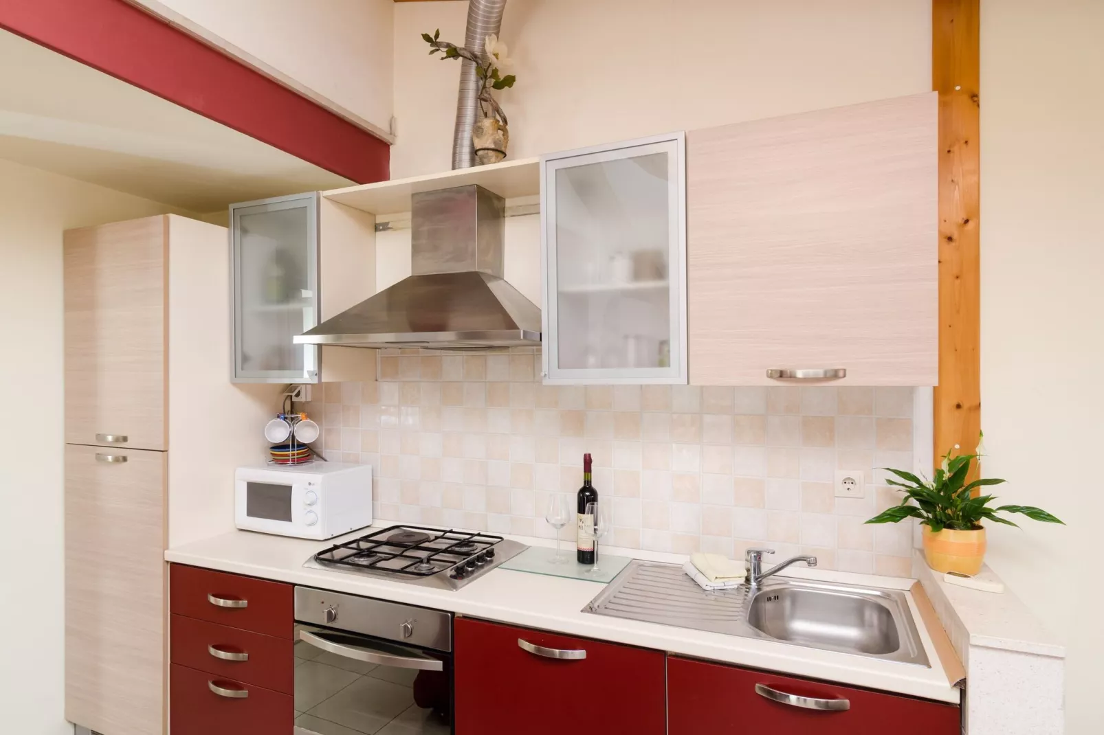 Apartments Villa Bell Memories- Two Bedroom Apartment with Shared Terrace and Sea View (A5)-Kitchen
