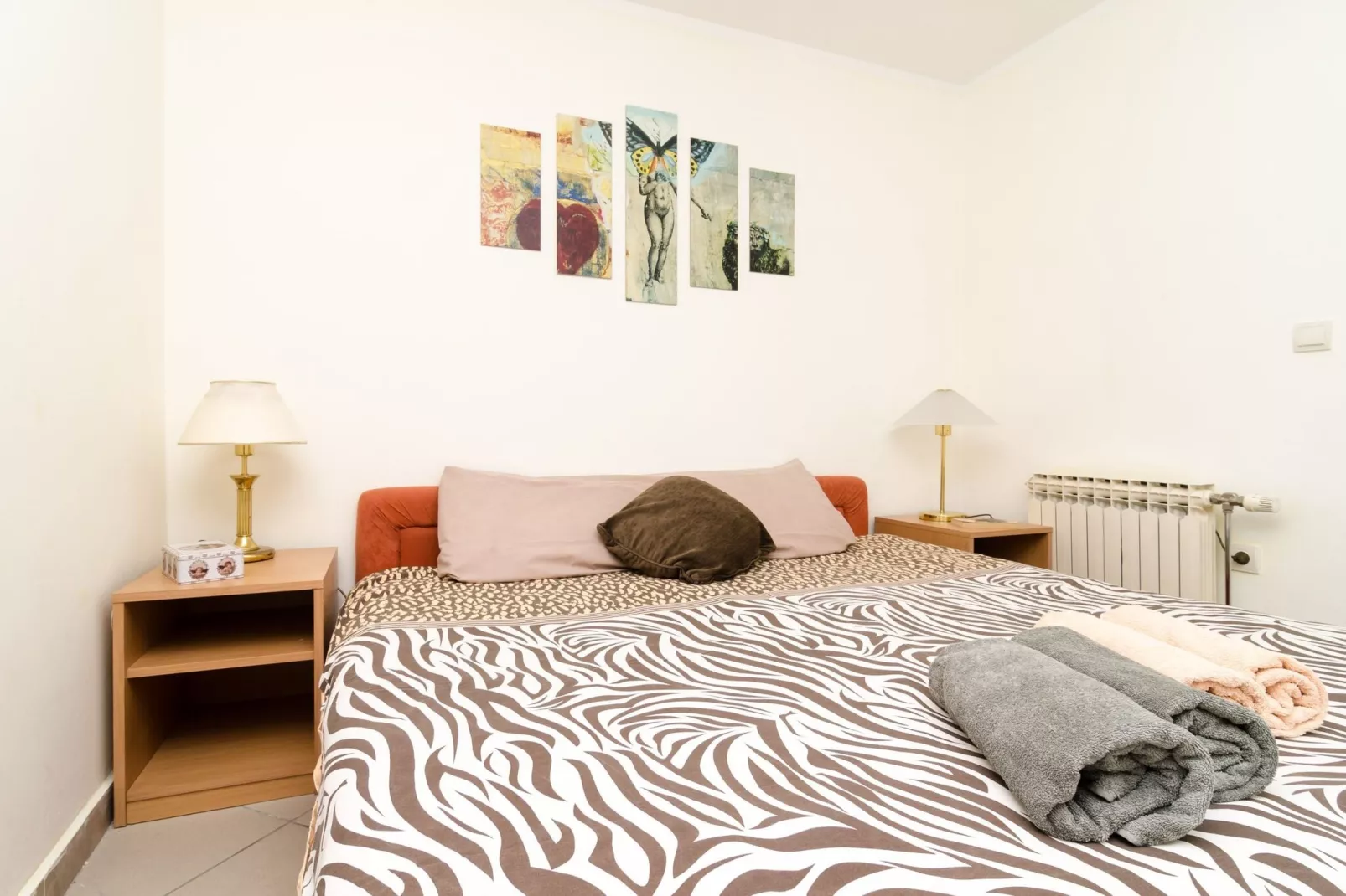 Apartments Villa Bell Memories- Two Bedroom Apartment with Shared Terrace and Sea View (A5)-Bedroom