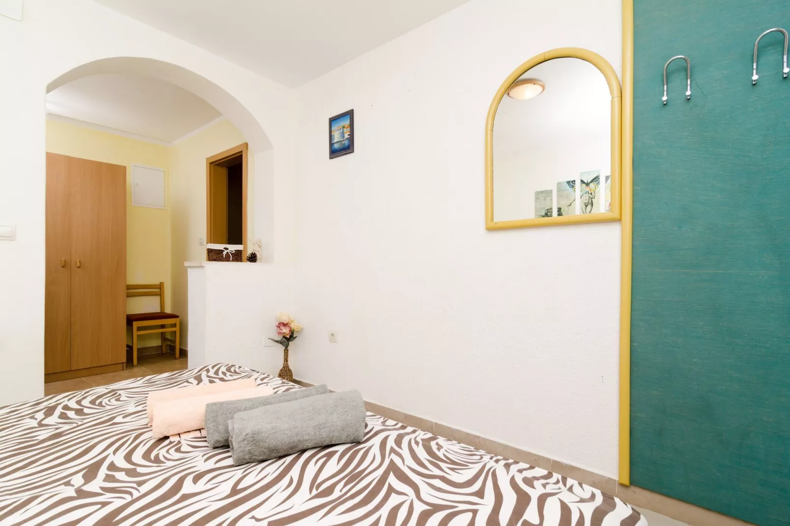 Apartments Villa Bell Memories- Two Bedroom Apartment with Shared Terrace and Sea View (A5)-Bedroom