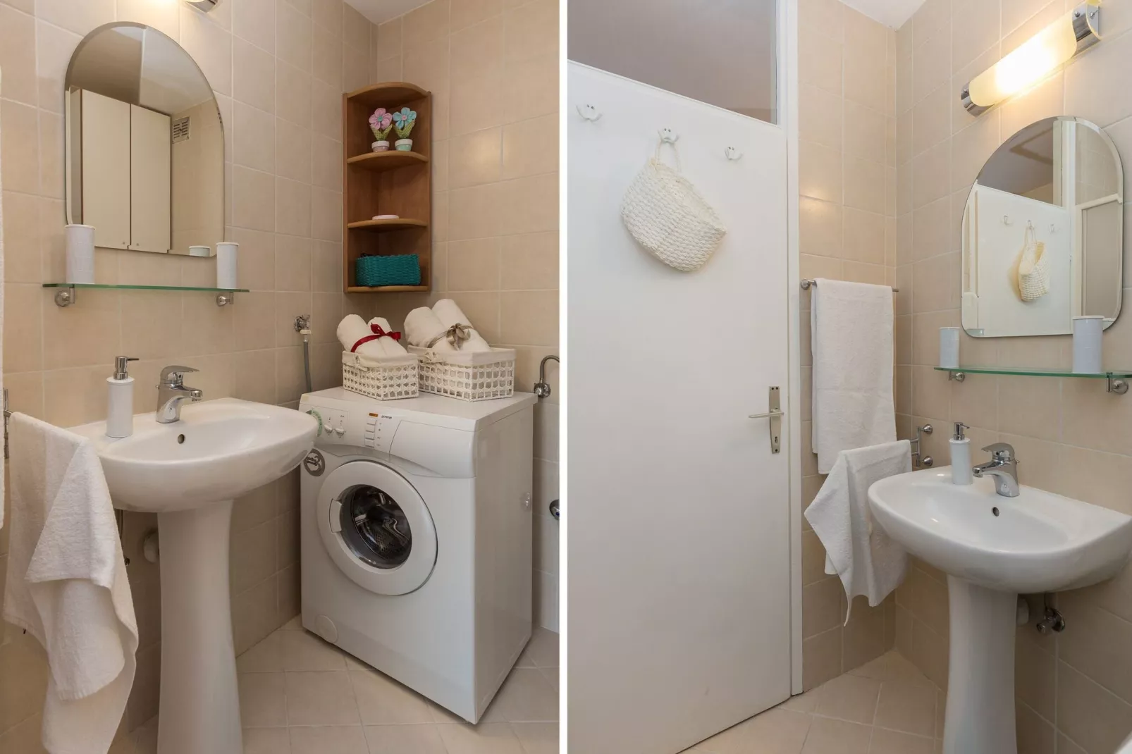 Apartment Fiorella - One Bedroom Apartment with Terrace and City View-Bathroom