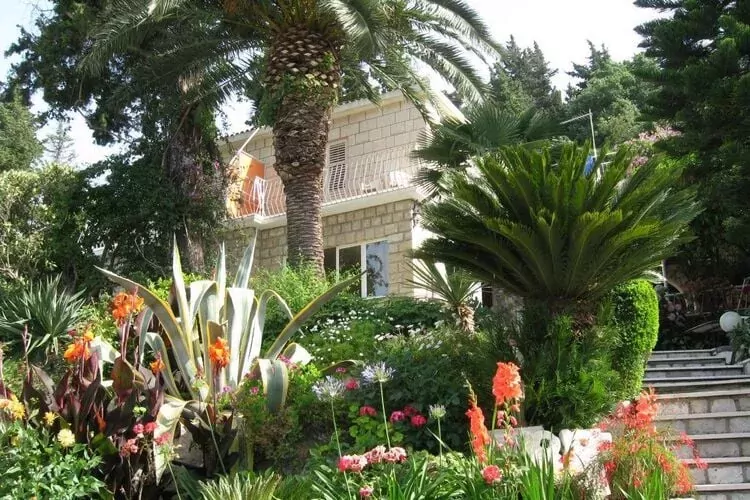 Guest House Villa Nina- Double Room with Garden View (S3 -Supetar)-Gardens summer