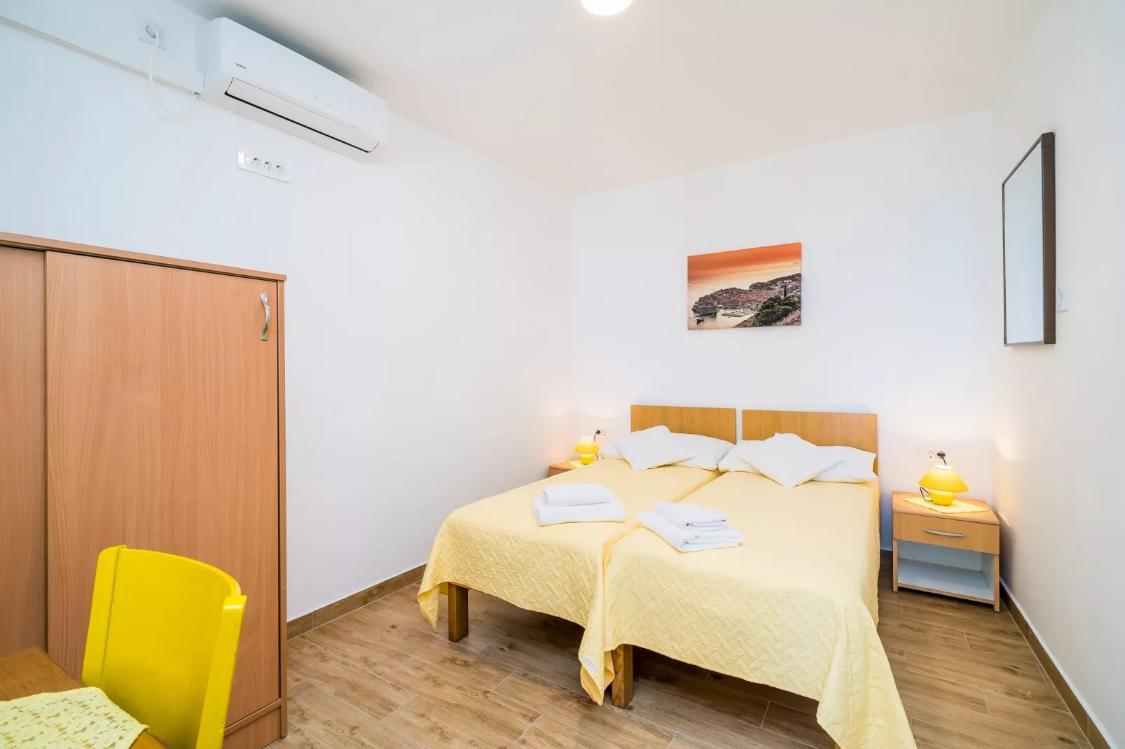 Guest House Villa Nina- Two Bedroom Apartment  with  Terrace and Sea View (Apt67)-Bedroom