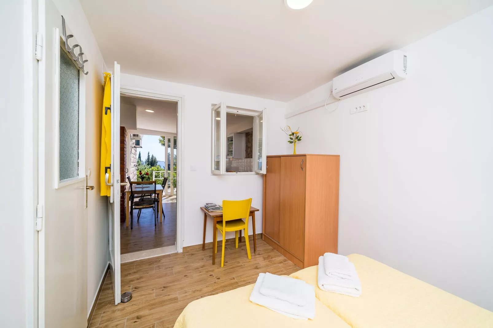 Guest House Villa Nina- Two Bedroom Apartment  with  Terrace and Sea View (Apt67)-Bedroom