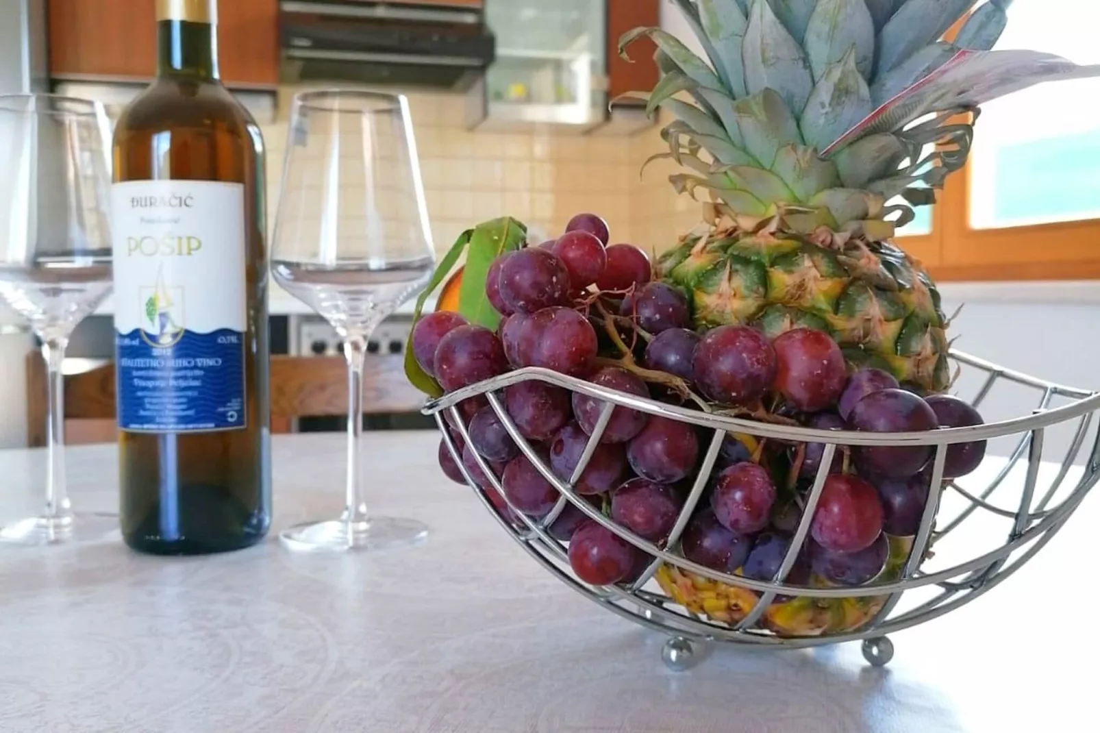 Holiday Home Blue Dream - Two Bedroom Apartment with Terrace and Sea View (A1)-Salle à manger