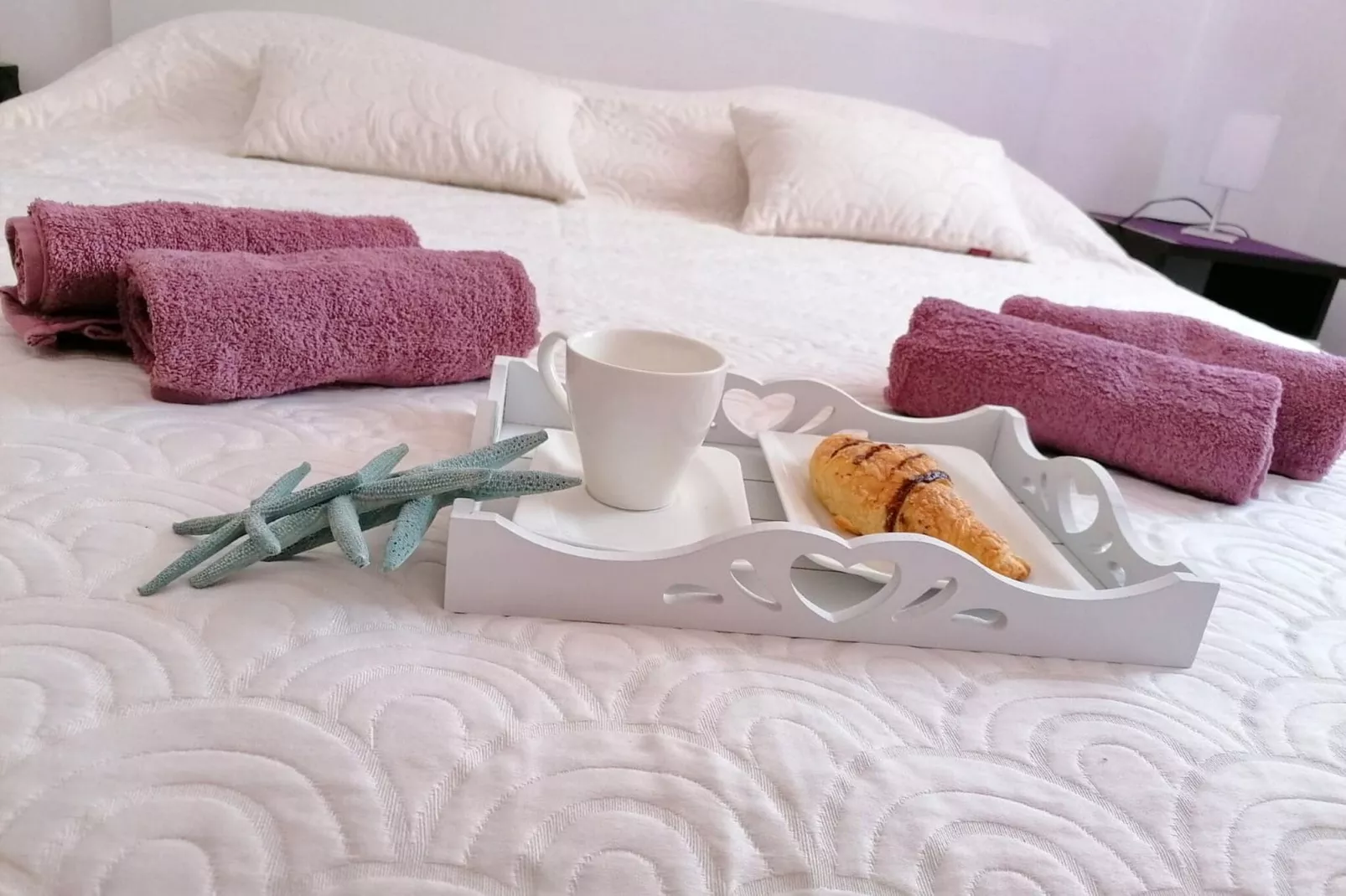 Holiday Home Blue Dream - Two Bedroom Apartment with Terrace and Sea View (A1)-Chambre