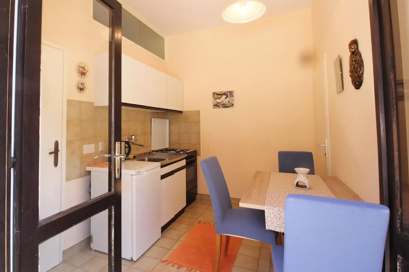 Apartments Magda- Superior Studio Apartment with Patio and Garden View(A2)-Kitchen
