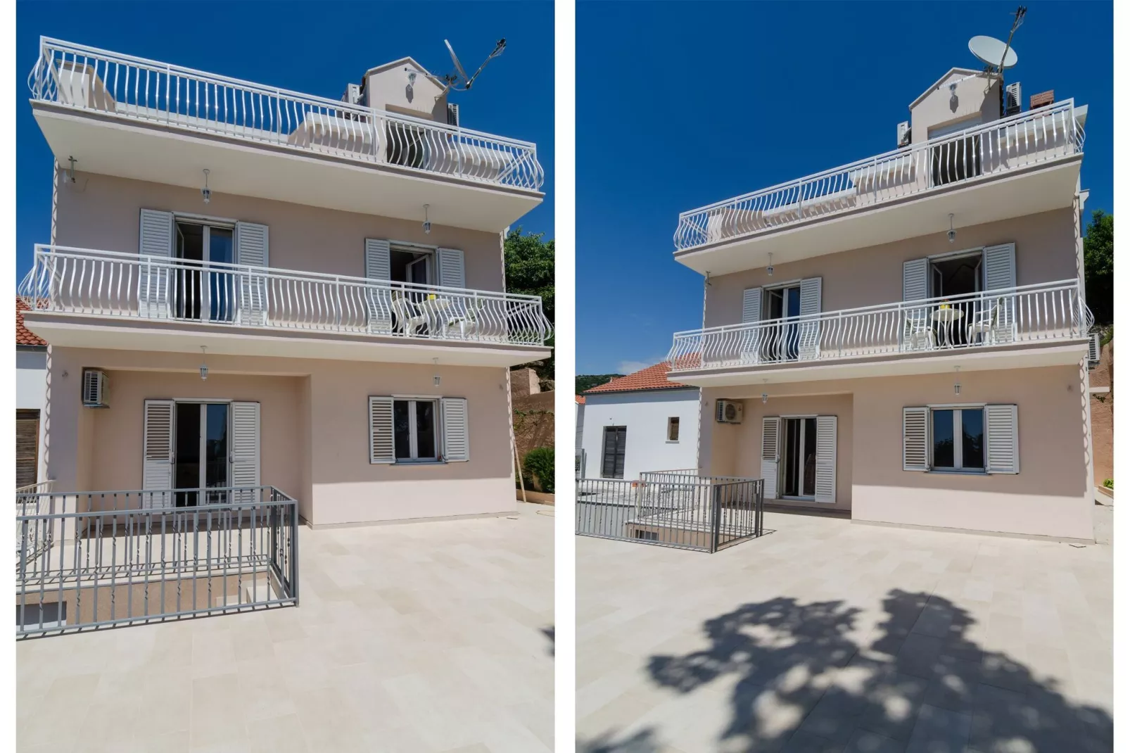 Apartments Marmo - One Bedroom Apartment with Balcony and Sea View (Apartman 1)-Outdoor