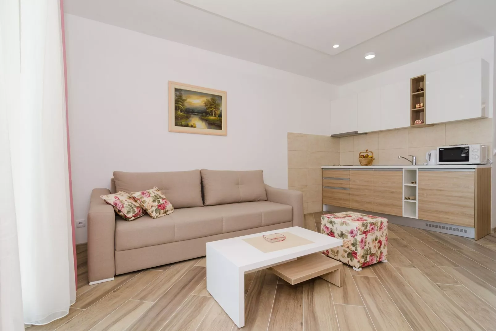 Apartments Marmo - Comfort One Bedroom Apartment with Balcony and Sea View (Apartman 2)-Living room