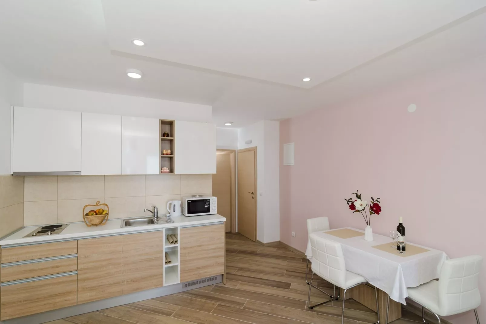 Apartments Marmo - Comfort One Bedroom Apartment with Balcony and Sea View (Apartman 2)-Kitchen