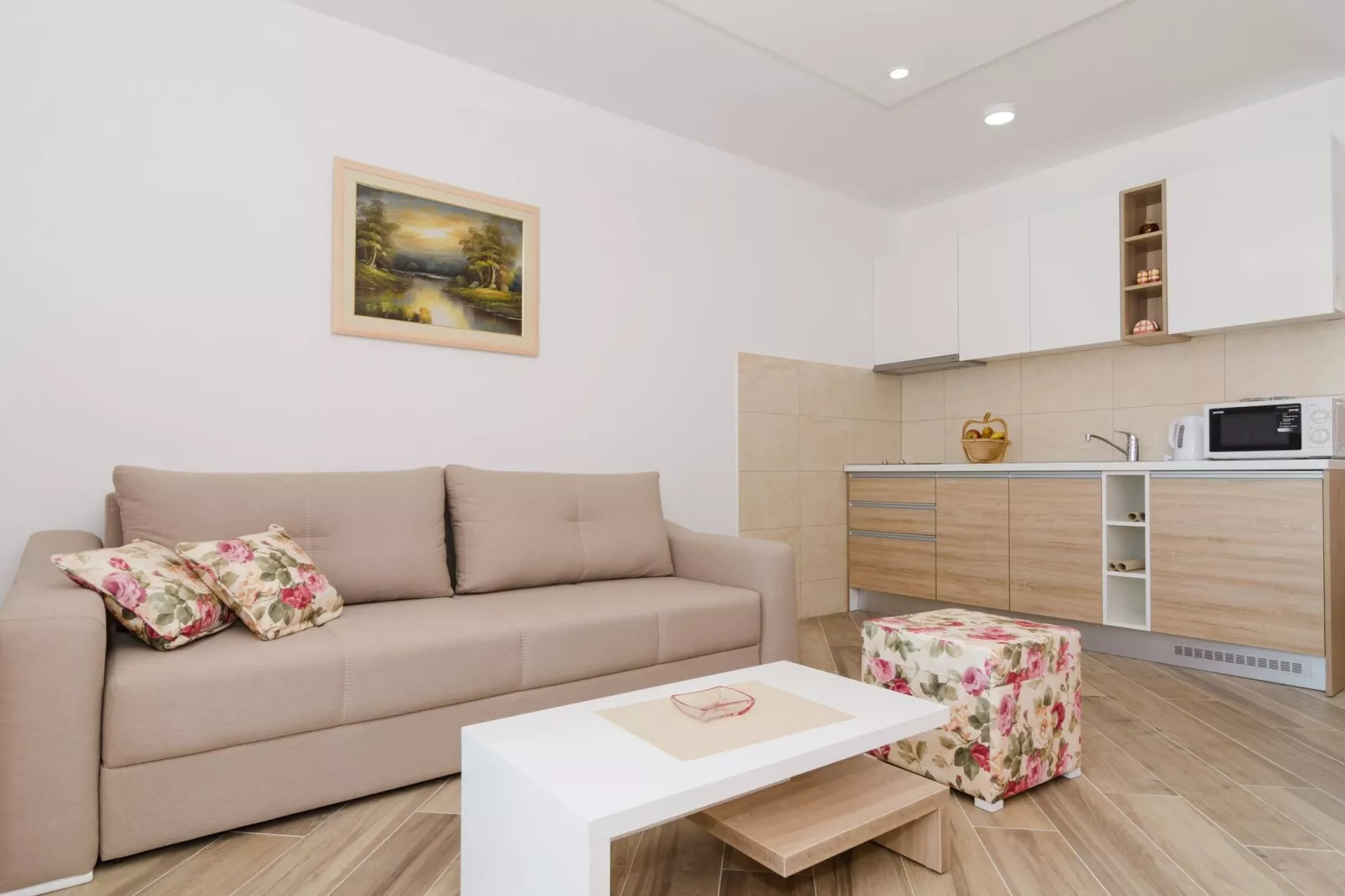 Apartments Marmo - Comfort One Bedroom Apartment with Balcony and Sea View (Apartman 2)-Kitchen