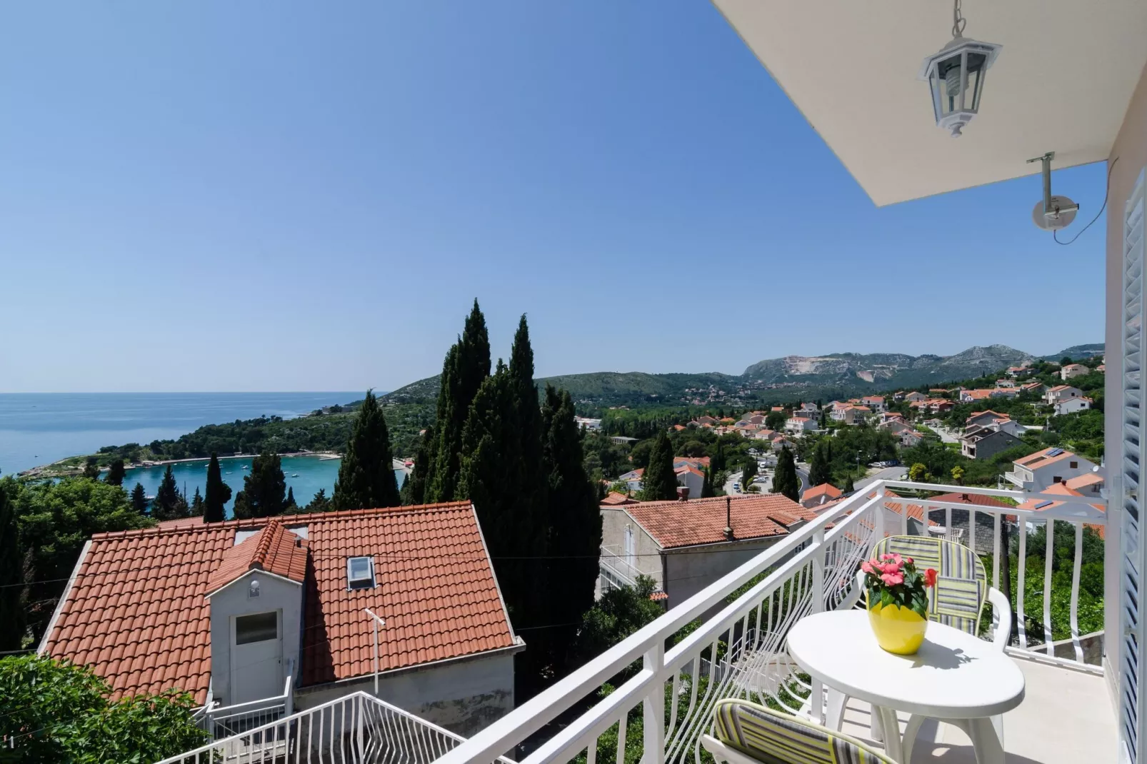 Apartments Marmo - Comfort One Bedroom Apartment with Balcony and Sea View (Apartman 2)-Terrace balcony
