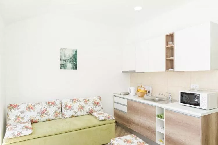 Apartments Marmo - Deluxe One Bedroom Apartment with Balcony and Sea View (Apartman 4)-Living room