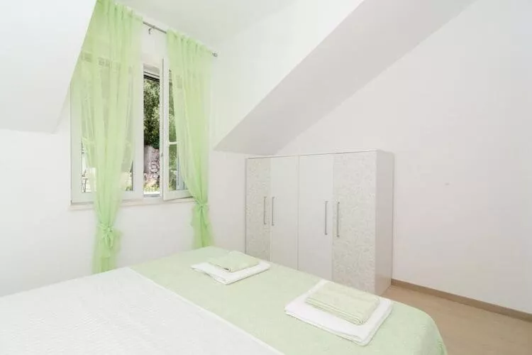 Apartments Marmo - Deluxe One Bedroom Apartment with Balcony and Sea View (Apartman 4)-Bedroom