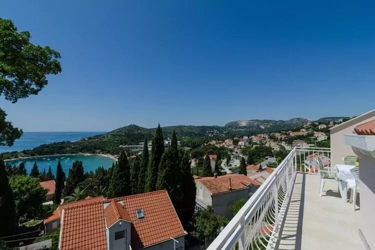 Apartments Marmo - Deluxe One Bedroom Apartment with Balcony and Sea View (Apartman 4)-Terrace balcony
