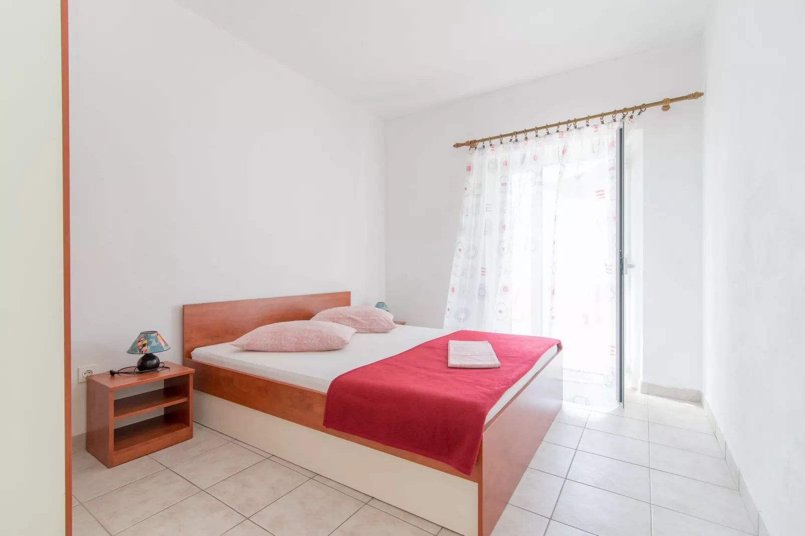 Apartments Neva- Standard Two Bedroom Apartment with Terrace and Sea View (4Z)-Bedroom