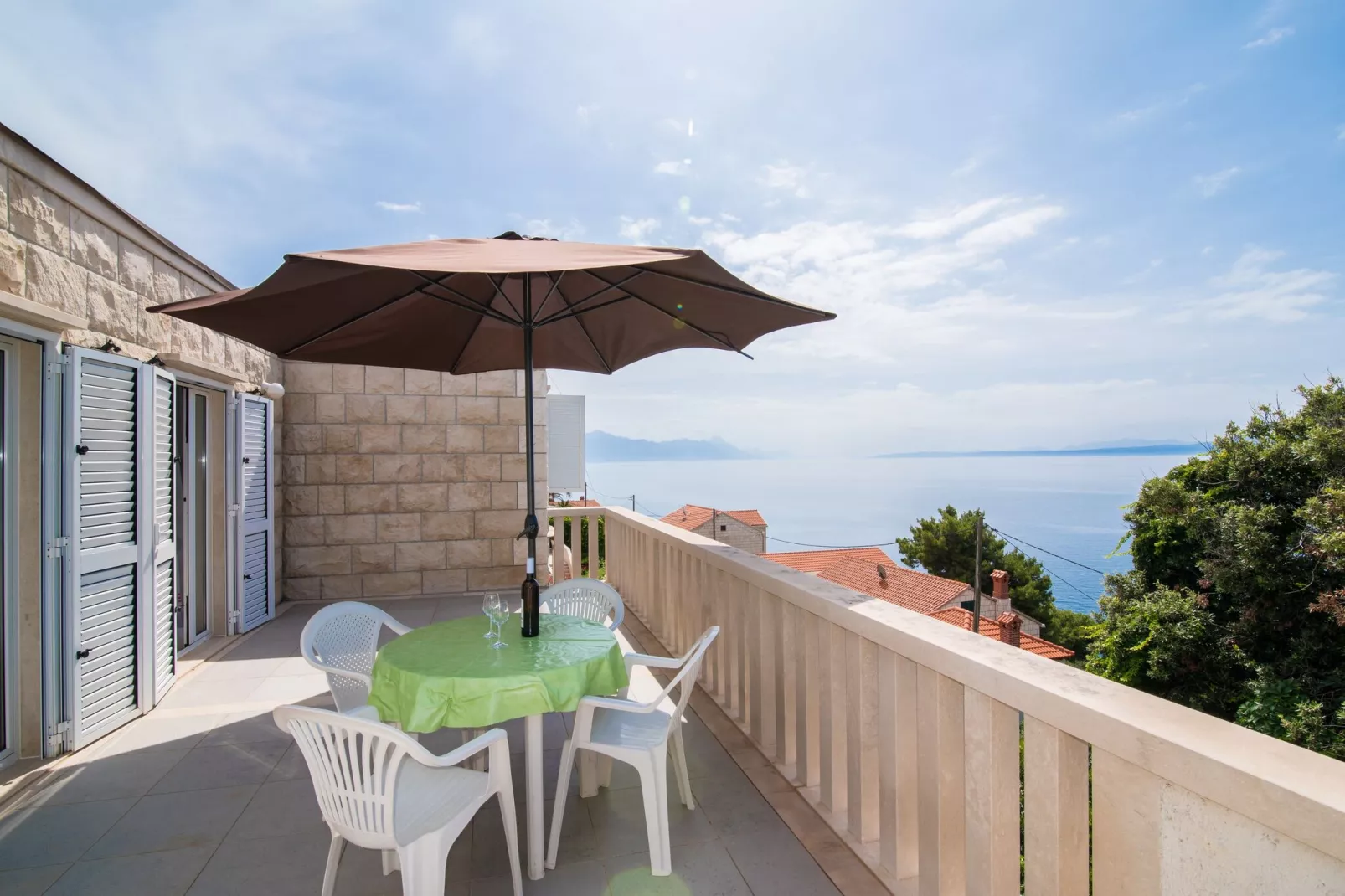 Apartments Neva- Standard Two Bedroom Apartment with Terrace and Sea View (4Z)-Terrace