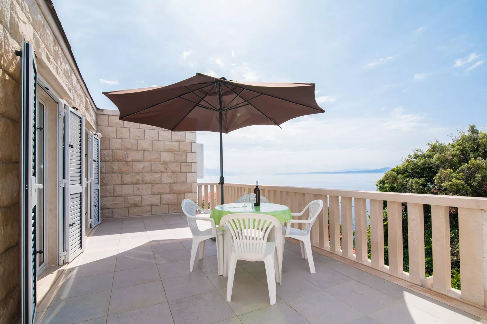 Apartments Neva- Standard Two Bedroom Apartment with Terrace and Sea View (4Z)-Terrace