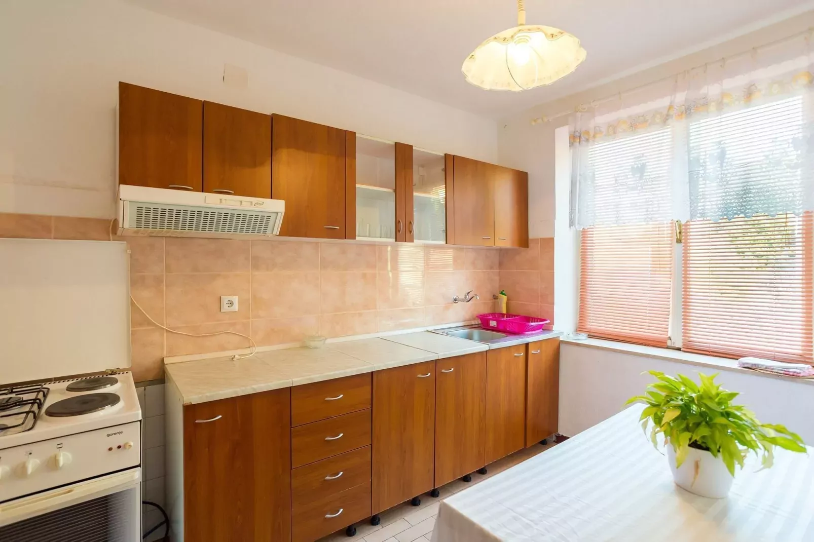Apartments Sany- Two Bedroom Apartment with Balcony and Sea View-Kitchen