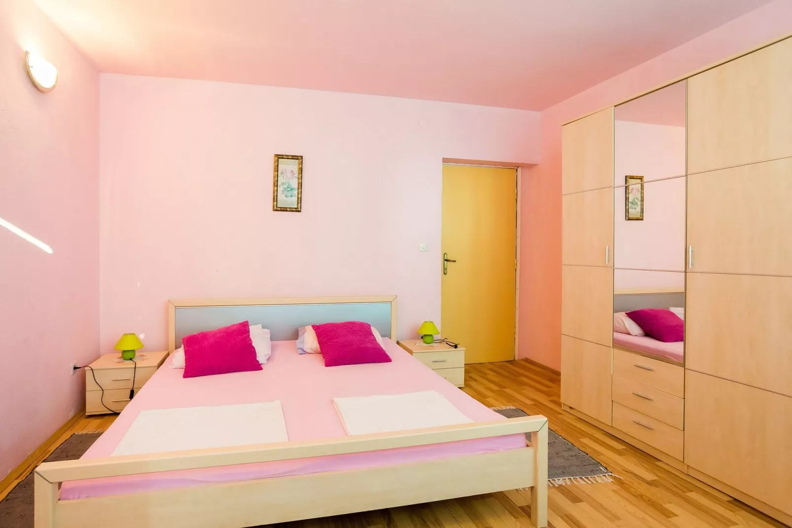 Apartments Sany- Two Bedroom Apartment with Balcony and Sea View-Bedroom