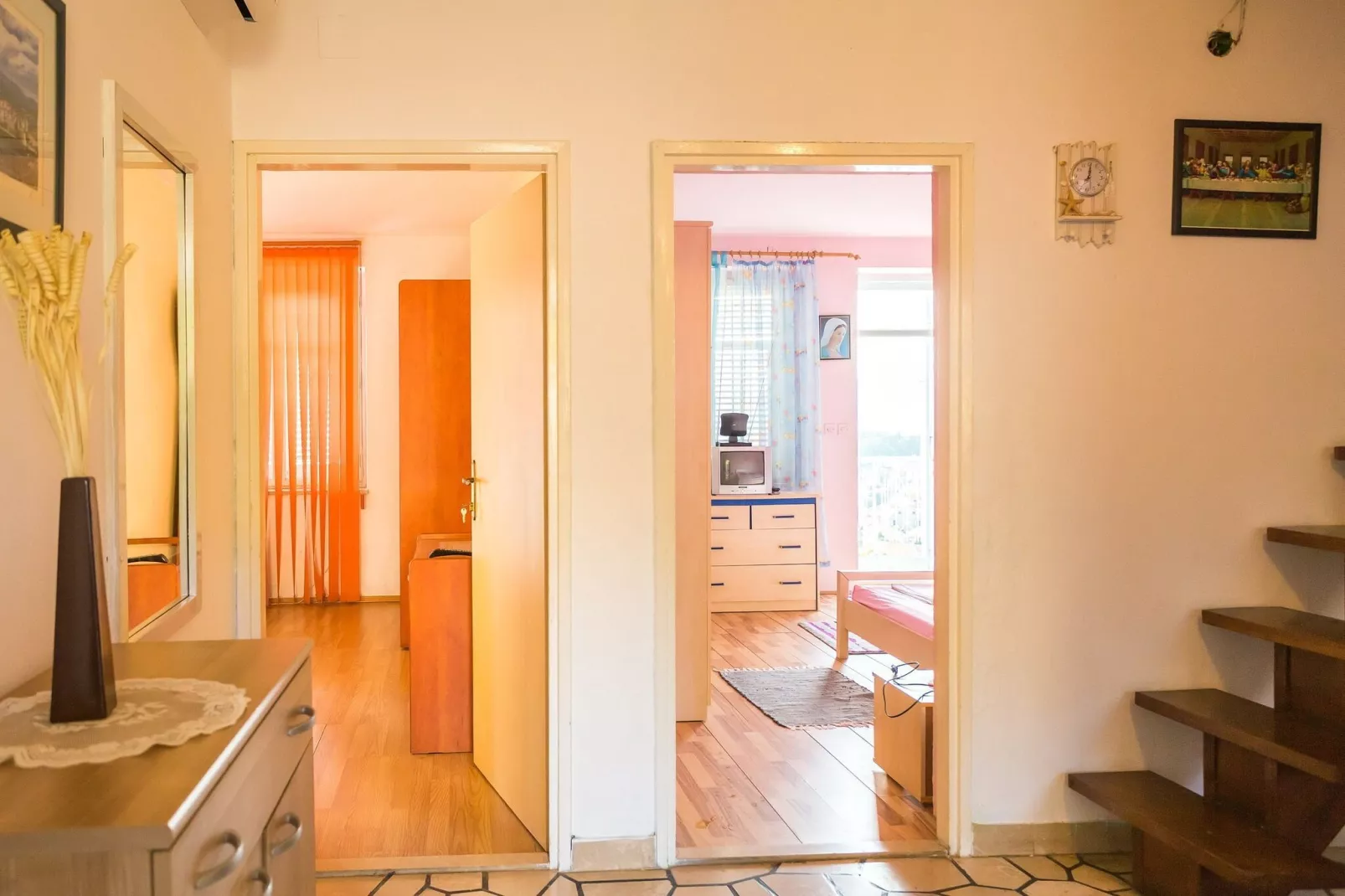 Apartments Sany- Two Bedroom Apartment with Balcony and Sea View-Indoor