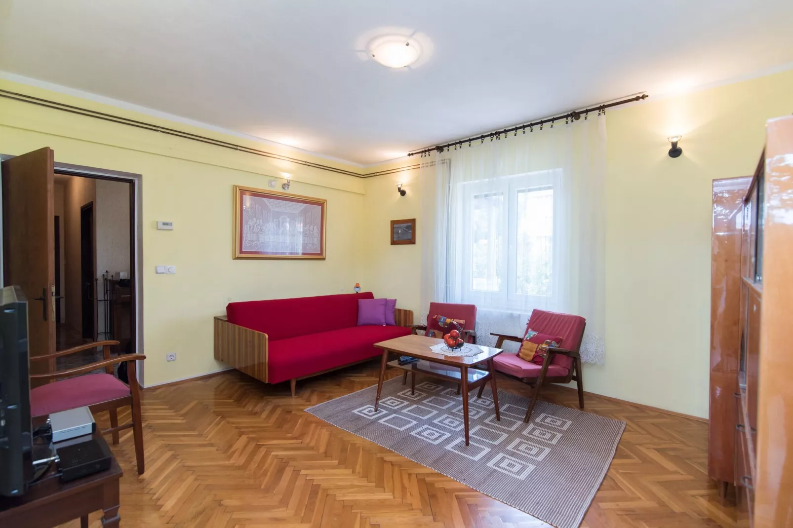 Apartments Mare- Comfort Two Bedroom Apartment with Terrace A1 (ST)-Living room