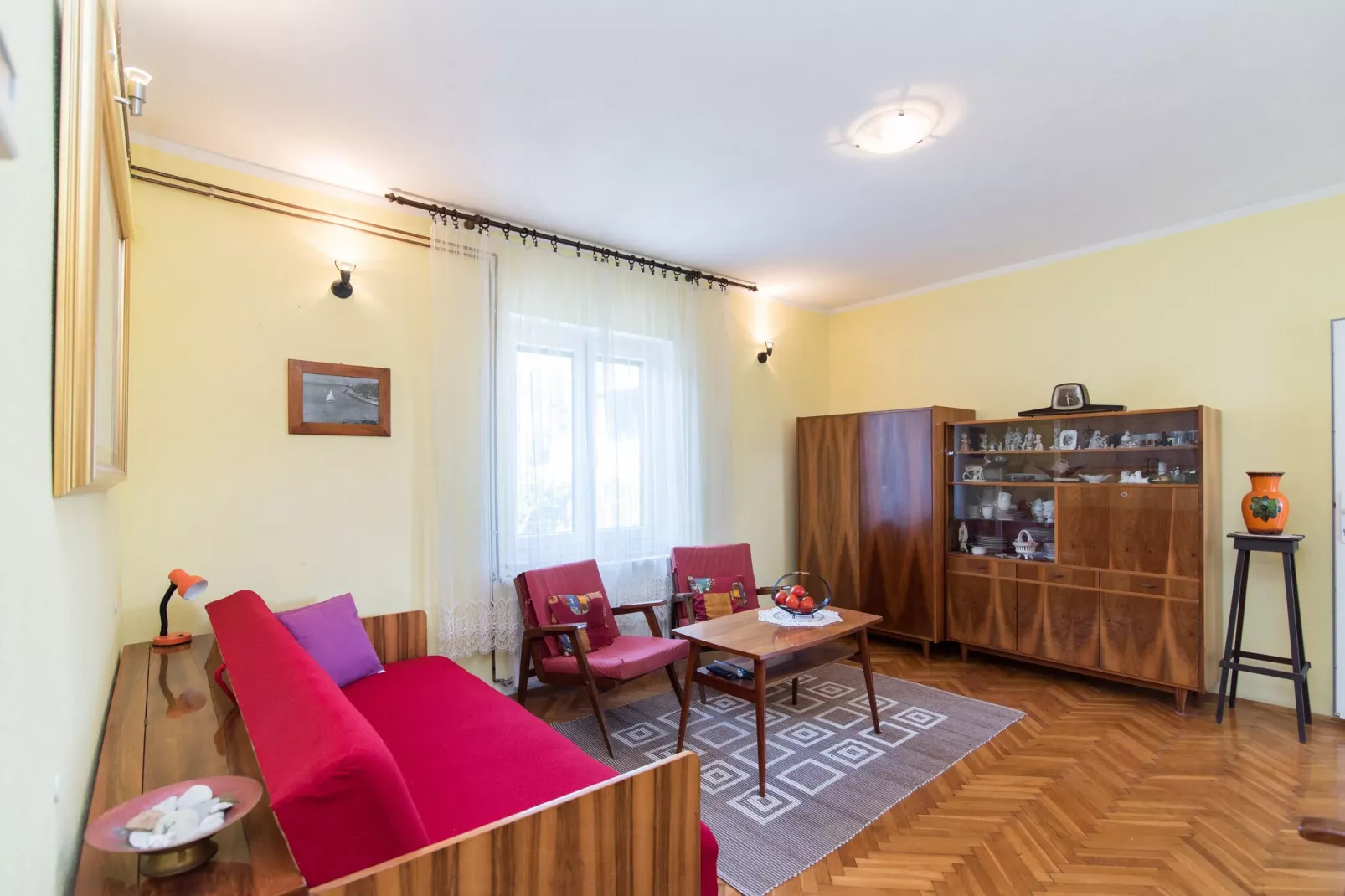 Apartments Mare- Comfort Two Bedroom Apartment with Terrace A1 (ST)-Living room