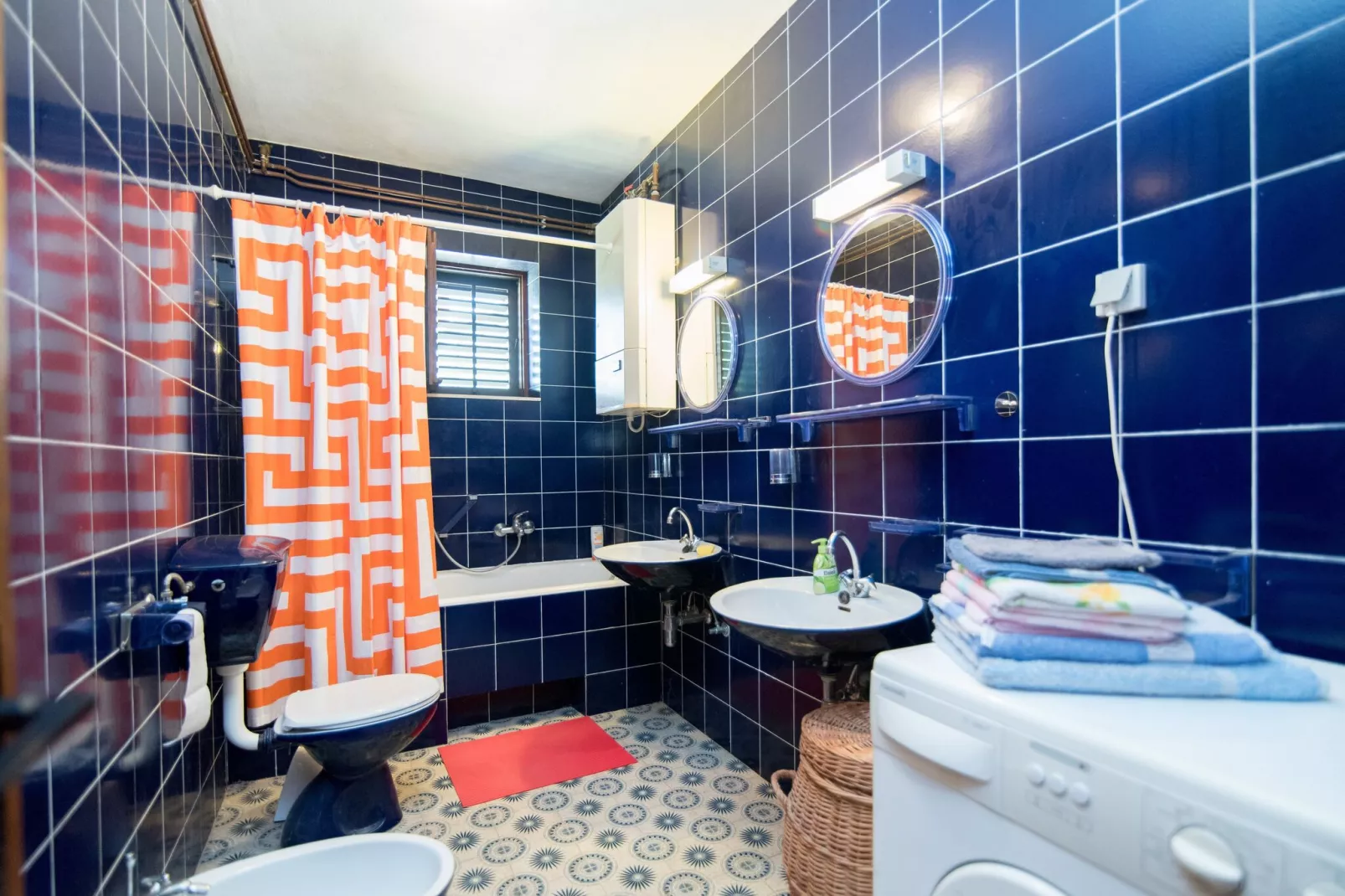 Apartments Mare- Comfort Two Bedroom Apartment with Terrace A1 (ST)-Bathroom