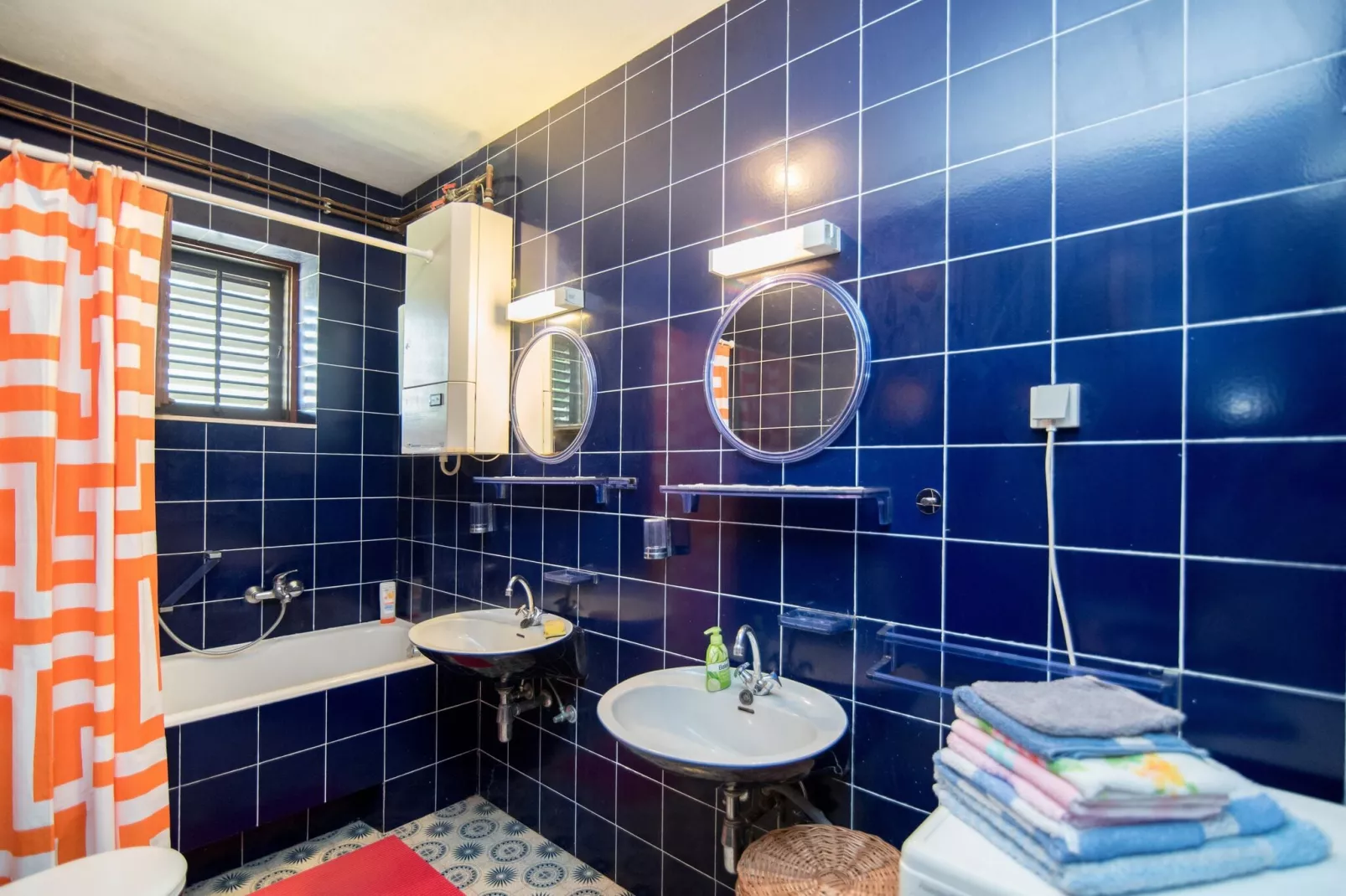 Apartments Mare- Comfort Two Bedroom Apartment with Terrace A1 (ST)-Bathroom